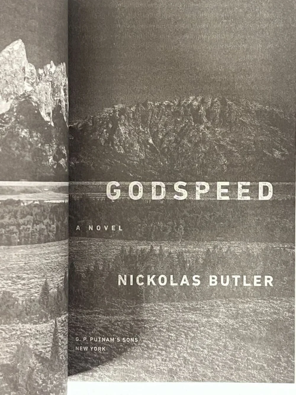 Godspeed by Nickolas Butler Paperback Literary Fiction Novel